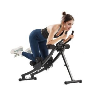 Dual Track Abdominal Machine – Foldable Home Gym Core Workout