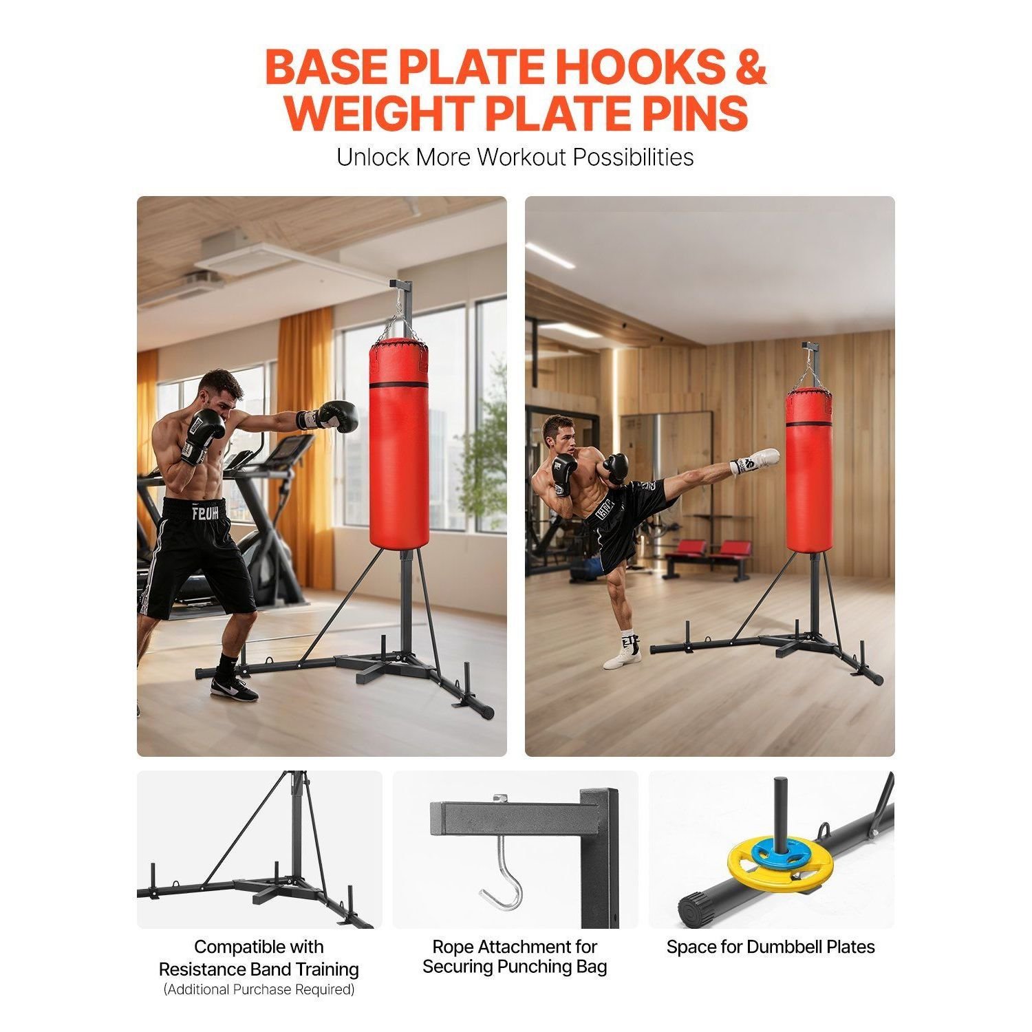 Heavy-Duty Boxing Bag Stand